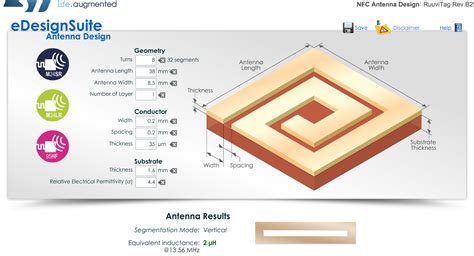 nfc tag nordic|nfc tag antenna inductance.